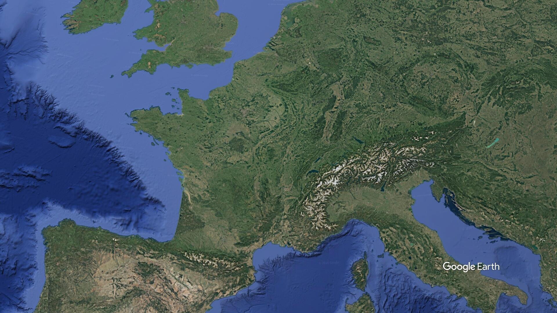 Zoom progressif vers Beaumarais, Ardèche